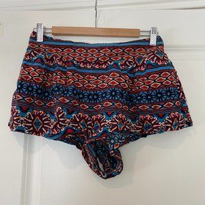 Flowy Patterned Shorts